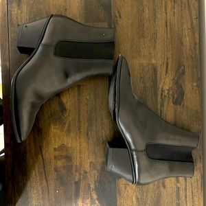 AGL leather western booties